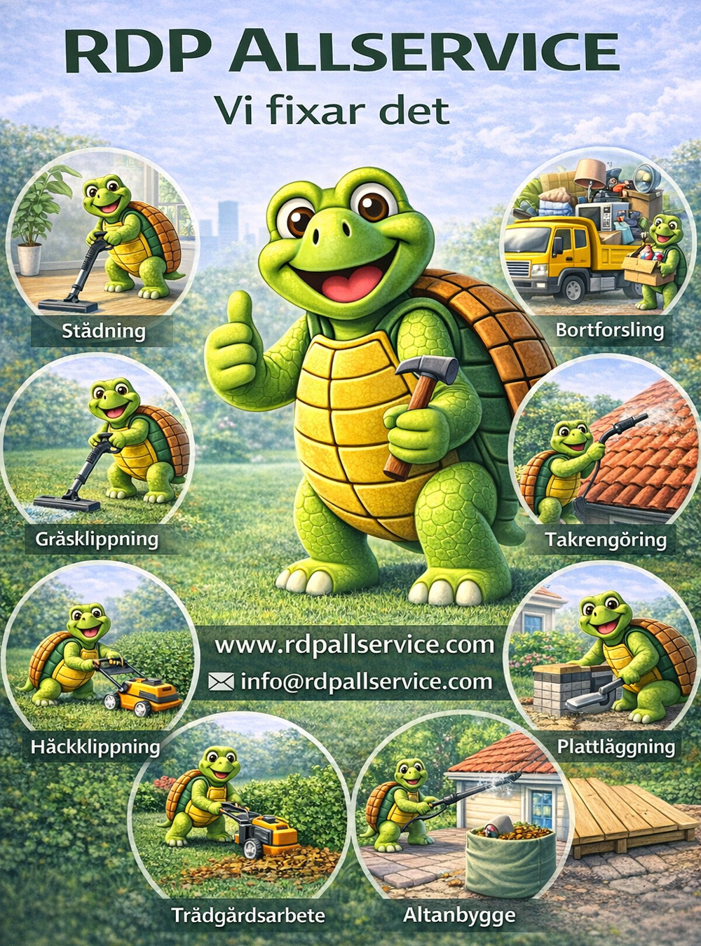 Höga byggnader sett nedifrån